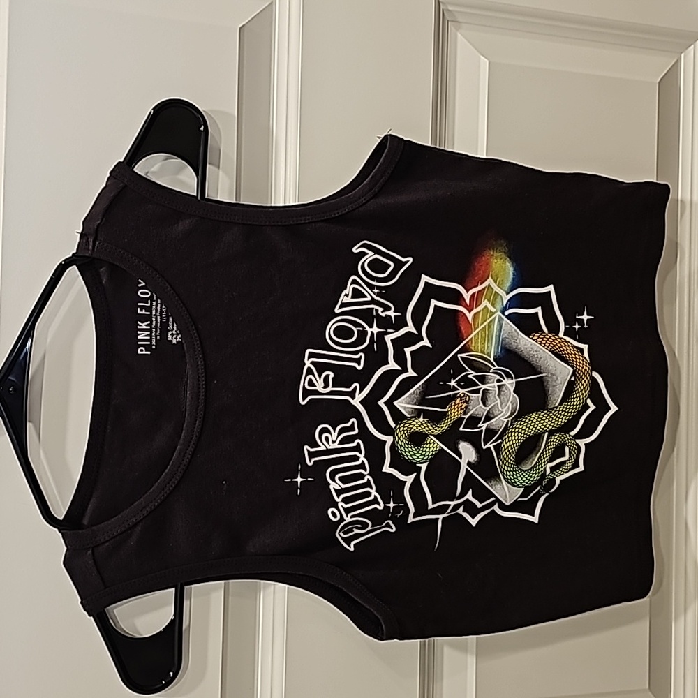 Vintage Pink Floyd Crop Top (Large)